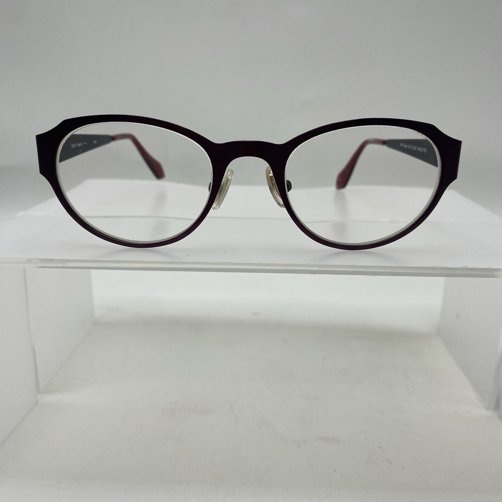 Scott Harris Eyeglasses Women FRAMES ONLY SH Pulse-08 49-20-135 Burgundy Red 234